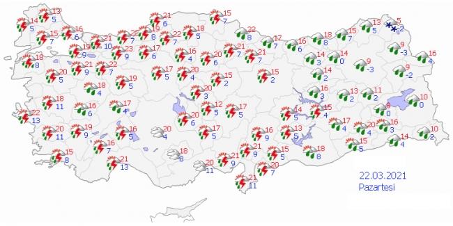 Soğuk ve yağışlı hava geri geliyor